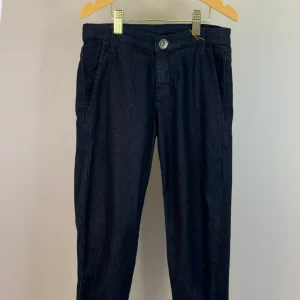 Calça Infantil Social Sarja Flex Preta - Dame
