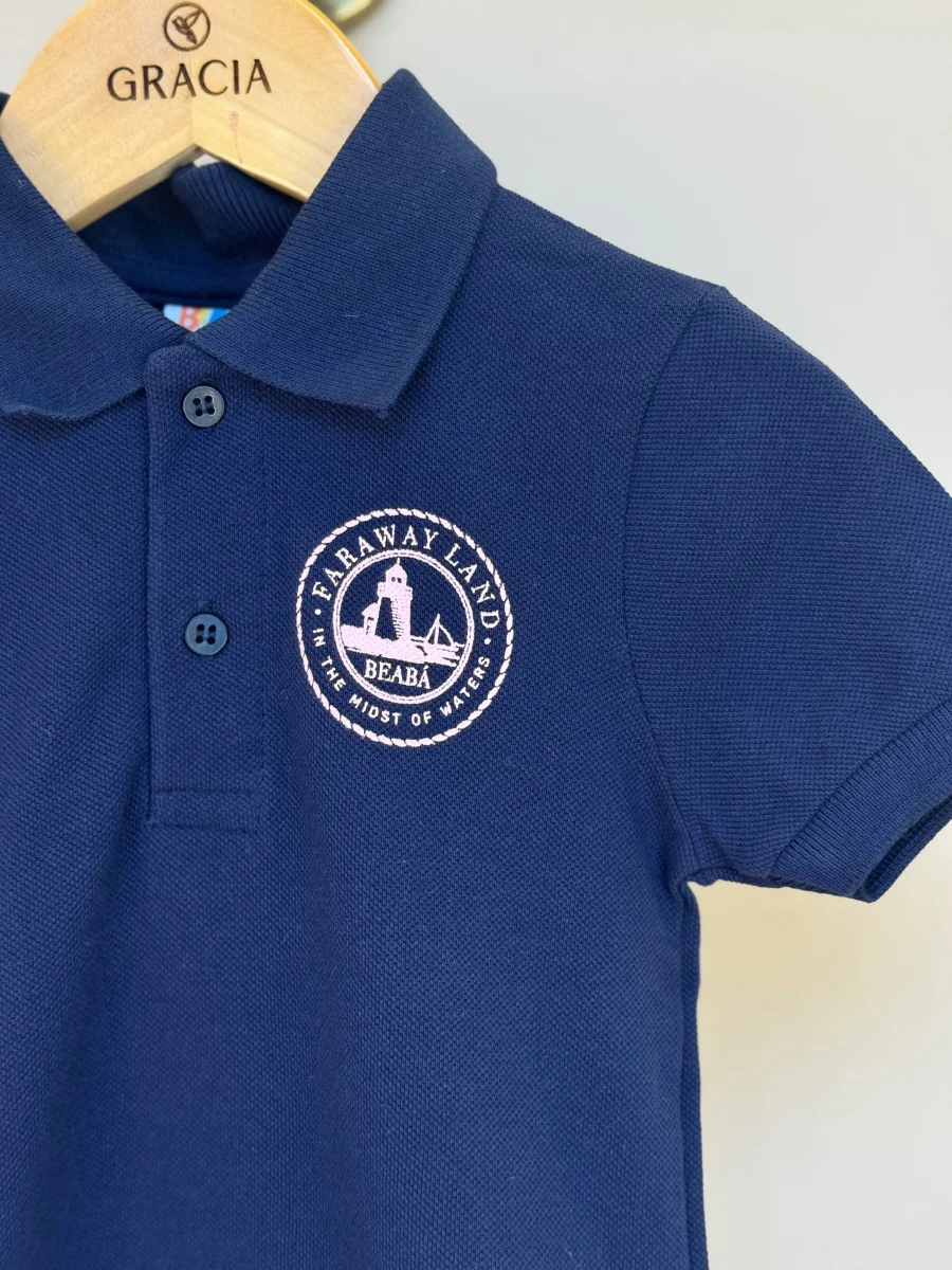 Polo Infantil Farway Marinho - Beabá - Image 5