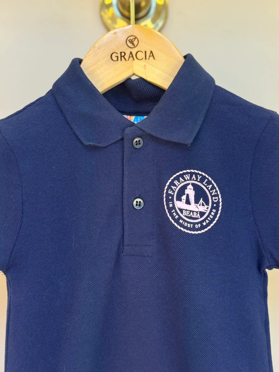 Polo Infantil Farway Marinho - Beabá - Image 4