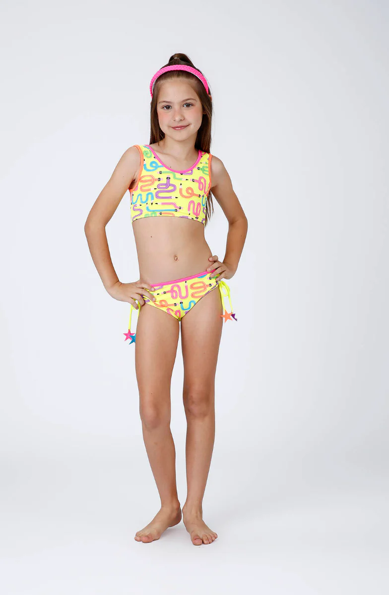 Biquíni Infantil Cropped Antonela Lápis - Siri Kids - Image 4