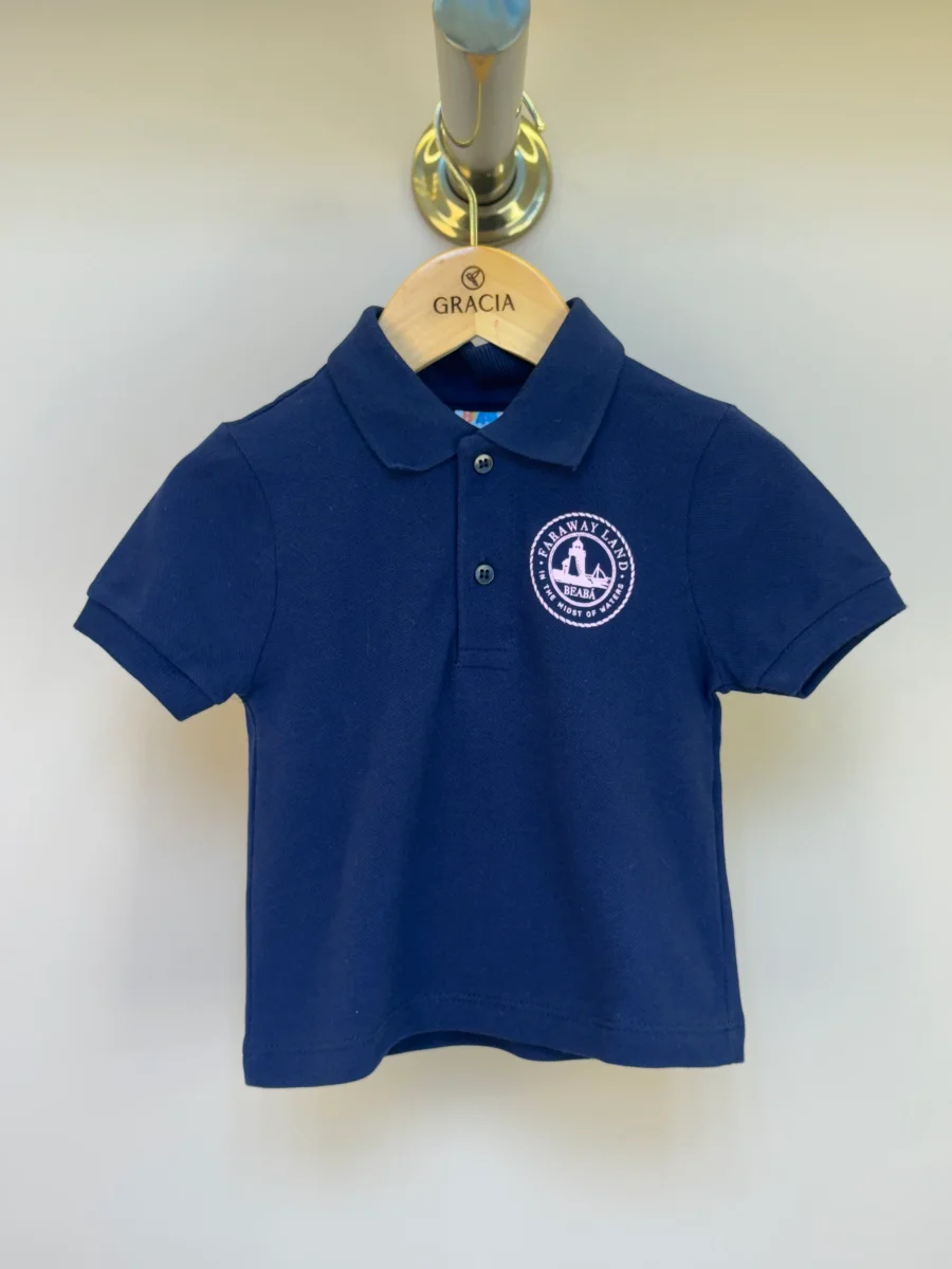 Polo Infantil Farway Marinho - Beabá