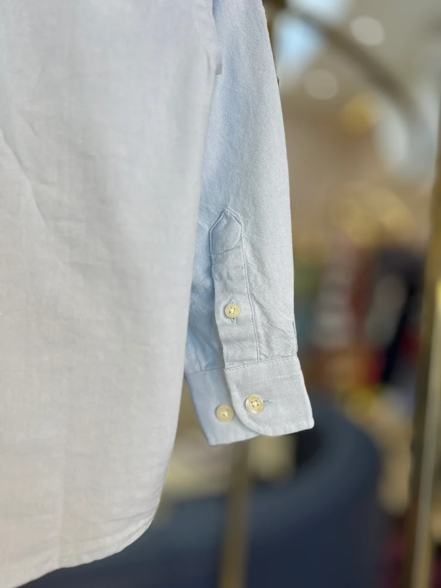 Camisa Infantil ML Oxford Azul Claro - Reserva Mini - Image 4